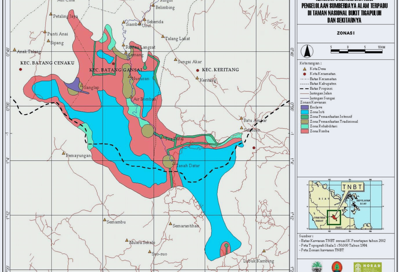 Sejarah Taman Nasional Bukit Tigapuluh